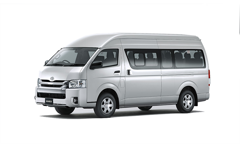 Hiace for 6 – 12 pax